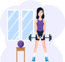 پیش‌نمایش فایل female-weightlifter-8906228 از پک ورزش و ورزش