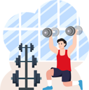پیش‌نمایش فایل male-weightlifter-8905792 از پک ورزش و ورزش