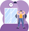 پیش‌نمایش فایل weight-lifting-equipment-8905797 از پک ورزش و ورزش