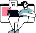 پیش‌نمایش فایل man-doing-online-shopping-9862203 از پک تجارت الکترونیک و خرید