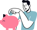 پیش‌نمایش فایل man-saving-money-9862174 از پک تجارت الکترونیک و خرید