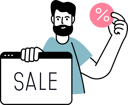 پیش‌نمایش فایل online-shopping-sale-9862186 از پک تجارت الکترونیک و خرید