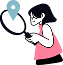 پیش‌نمایش فایل woman-search-location-9862179 از پک تجارت الکترونیک و خرید