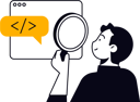 پیش‌نمایش فایل man-doing-seo-analysis-9874625 از پک بازاریابی دیجیتال