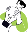 پیش‌نمایش فایل businesswoman-holding-bulb-9874579 از پک کسب و کار