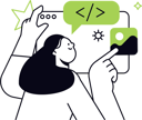 پیش‌نمایش فایل girl-doing-web-development-9874604 از پک کسب و کار