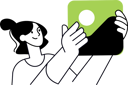 پیش‌نمایش فایل girl-posting-social-media-profile-9874596 از پک کسب و کار