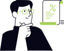 پیش‌نمایش فایل man-thinking-about-accounting-and-bookkeeping-9874586 از پک کسب و کار