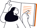 پیش‌نمایش فایل girl-with-a-book-10094439 از پک آموزش