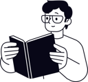پیش‌نمایش فایل man-reading-book-10094452 از پک آموزش