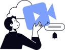 پیش‌نمایش فایل boy-getting-video-notification-of-education-12400214 از پک آموزش