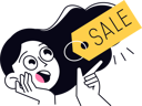 پیش‌نمایش فایل businesswoman-making-sale-shopping-12803486 از پک خرید و تجارت الکترونیک