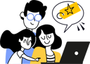 پیش‌نمایش فایل family-chatting-online-12803491 از پک خرید و تجارت الکترونیک