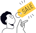 پیش‌نمایش فایل man-making-digital-shopping-12803512 از پک خرید و تجارت الکترونیک