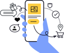 پیش‌نمایش فایل shopping-application-website-12803513 از پک خرید و تجارت الکترونیک
