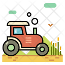 پیش‌نمایش فایل farming-tractor-1 از پک مزرعه ارگانیک - خطی رنگی – داستان‌های مزرعه