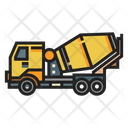 پیش‌نمایش فایل concrete-mixer-59 از پک ابزار ساخت‌وساز - خطی رنگی – تجهیزات سرکارگر