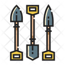 پیش‌نمایش فایل digging-spade-2 از پک ابزار ساخت‌وساز - خطی رنگی – تجهیزات سرکارگر