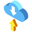 پیش‌نمایش فایل cloud-computing-478 از پک بازاریابی دیجیتال - ایزومتریک – راه‌اندازی اولیه