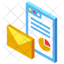 پیش‌نمایش فایل email-marketing-192 از پک بازاریابی دیجیتال - ایزومتریک – راه‌اندازی اولیه