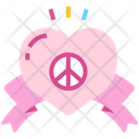 پیش‌نمایش فایل peace-love از پک رنگین‌کمانی - فلت – پرید از رنگین‌کمان