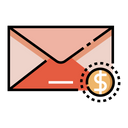 پیش‌نمایش فایل courier-charge-2 از پک خدمات پستی - خطی رنگی – در جلویی شما