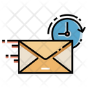 پیش‌نمایش فایل express-mail-6 از پک خدمات پستی - خطی رنگی – در جلویی شما