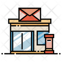 پیش‌نمایش فایل post-office-40 از پک خدمات پستی - خطی رنگی – در جلویی شما