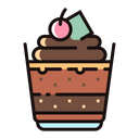 پیش‌نمایش فایل chocolate-mousse-1 از پک شیرینی و دسر - خطی رنگی – شیرینی‌پزی