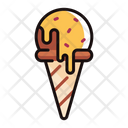 پیش‌نمایش فایل ice-cream-cone-220 از پک شیرینی و دسر - خطی رنگی – شیرینی‌پزی