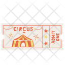 پیش‌نمایش فایل circus-ticket-10639881 از پک المان کارناوال سیرک