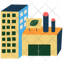 پیش‌نمایش فایل eco-factory-flat-illustration-9615017 از پک المان‌های شهر سبز بامزه