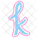 پیش‌نمایش فایل cute-letter-k-flat-illustration-10641146 از پک الفبا بامزه و المان‌های عدد