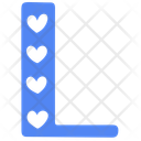 پیش‌نمایش فایل cute-letter-l-flat-illustration-10641183 از پک الفبا بامزه و المان‌های عدد