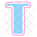 پیش‌نمایش فایل cute-letter-t-flat-illustration-10641191 از پک الفبا بامزه و المان‌های عدد