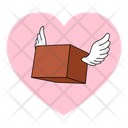 پیش‌نمایش فایل box-with-wings-sticker-10640519 از پک استیکرهای خرید