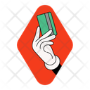 پیش‌نمایش فایل hand-holding-credit-card-sticker-10640527 از پک استیکرهای خرید