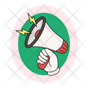 پیش‌نمایش فایل hand-holding-megaphone-sticker-10640528 از پک استیکرهای خرید