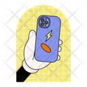 پیش‌نمایش فایل hand-holding-smartphone-sticker-10640530 از پک استیکرهای خرید
