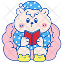 پیش‌نمایش فایل cute-bear-reading-book-10647621 از پک شخصیت خرس و روتین روزمره