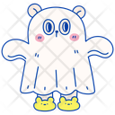 پیش‌نمایش فایل cute-bear-with-ghost-costume-10647628 از پک شخصیت خرس و روتین روزمره