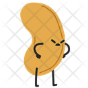 پیش‌نمایش فایل angry-cashew-nut-10647938 از پک کلیپ‌آرت شخصیت‌های دانه