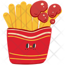 پیش‌نمایش فایل cute-french-fries-character-10648156 از پک غذا و کلیپ‌آرت شخصیت‌های دسر
