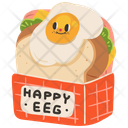 پیش‌نمایش فایل cute-fried-egg-sandwich-character-10648158 از پک غذا و کلیپ‌آرت شخصیت‌های دسر
