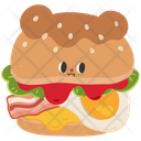 پیش‌نمایش فایل cute-hamburger-character-10648162 از پک غذا و کلیپ‌آرت شخصیت‌های دسر