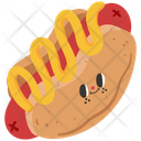 پیش‌نمایش فایل cute-hot-dog-character-10648165 از پک غذا و کلیپ‌آرت شخصیت‌های دسر