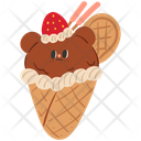 پیش‌نمایش فایل cute-ice-cream-cone-character-10648168 از پک غذا و کلیپ‌آرت شخصیت‌های دسر