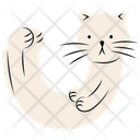پیش‌نمایش فایل cat-letter-u-10822964 از پک الفبا گربه و عدد