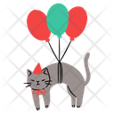 پیش‌نمایش فایل cute-cat-floating-with-balloons-party-10790044 از پک مهمانی سال نو گربه‌ها