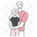 پیش‌نمایش فایل boyfriend-hugging-girlfriend-10833686 از پک زوج در کلیپ‌آرت زندگی روزمره